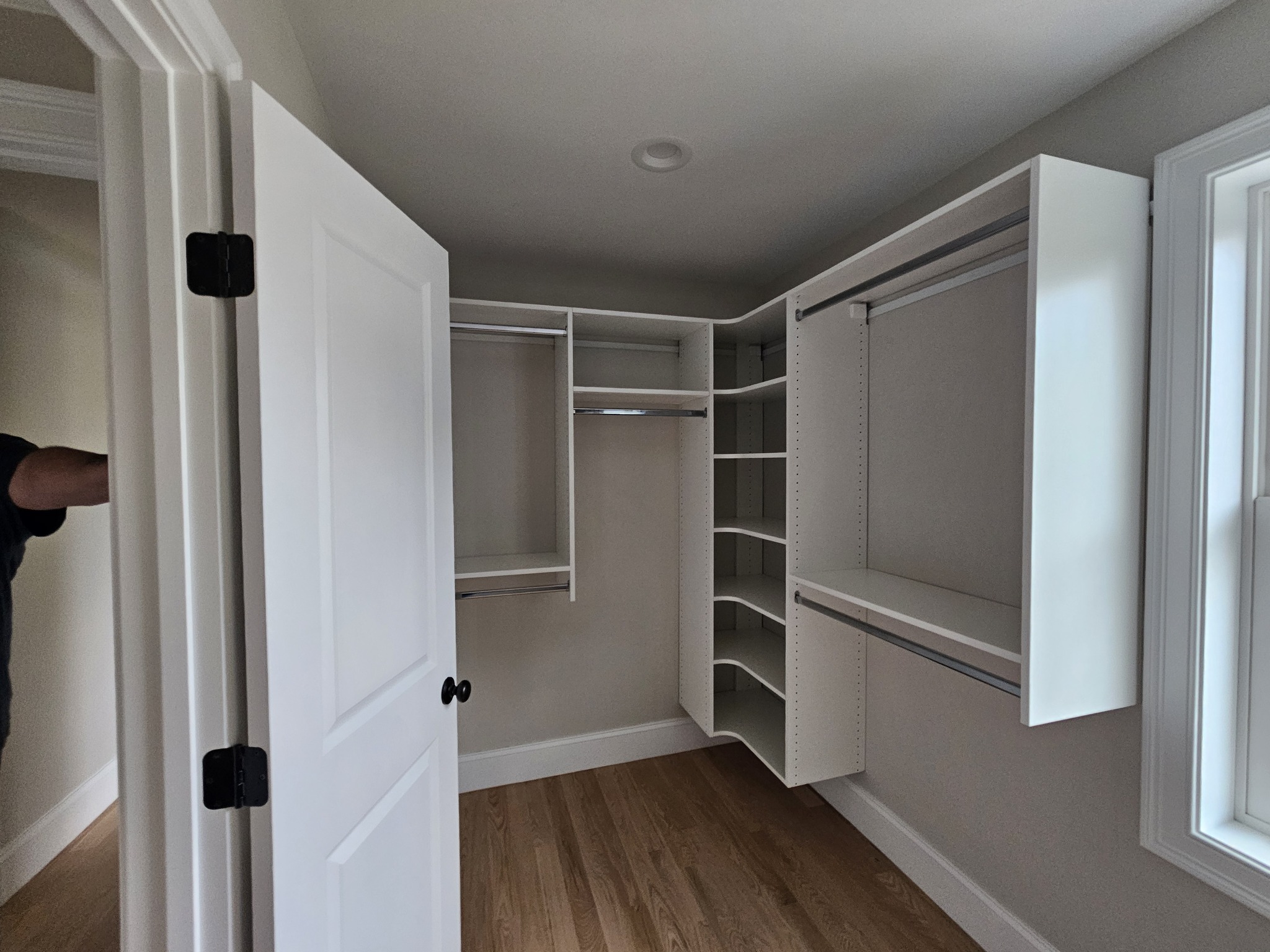 White Melamine Closet