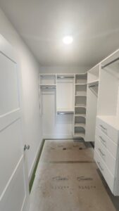 White Melamine Closet